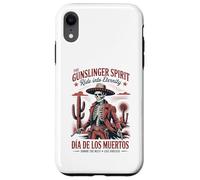 Gunslinger Occidental Día de los Muertos Carcasa para iPhone XR