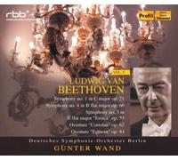 Gunter Wand - Beethoven:Symphony No.1/3/4