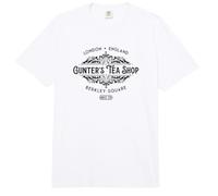Gunter's Tea Shop Berkley Square Londres, Inglaterra, impresión Negra Comfort Colors Adult Heavyweight T-Shirt