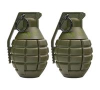 Gunyoo CS Granada Juguetes Táctica Granadas de Mano de plástico Airsoft Rival Batalla Juego de Recarga de Juguetes para el Juego al Aire Libre CS Cosplay Props Regalo 14+ (M26A2-Green)