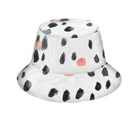 GuoChe Abstract Art - Sombrero de pescador para mujer, gorro mullido, bonito sombrero de pescador, talla única