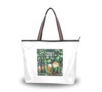GuoChe Bolsa de viaje de tela de seda con cremallera, prácticos bolsos y bolsos de mano para uso diario y viajes, Con color, Medium