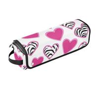 GuoChe Bolsa de viaje y alfombrilla resistente al calor con estampado de corazones de animales, material decorativo