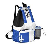 GuoChe Bolsas con cordón para hombre, bolsa de campamento de verano con bolsillo para botella de agua, bolsas de cincha impermeables, bandera, One Size, Mochilas escolares para niños