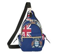 GuoChe Bolso bandolera impermeable para mujer, bolso de viaje para viajes, deportes, Bandera de la Isla Ascensión, Talla única