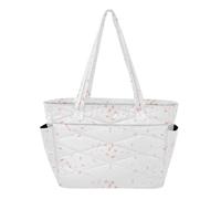 GuoChe Bolso de mano para mujer, con cremallera, para gimnasio y uso diario, con compartimento, color panorámico transparente