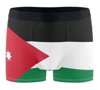 GuoChe Calzoncillos tipo bóxer para hombre, suaves, transpirables, cómodos y elásticos, Bandera de Jordania, X-Large