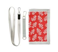 GuoChe Cartera infantil para niñas de 6 a 18 años, para deportes al aire libre, billetera novedosa de viaje para niños, color rojo, patrón Keep Calm and Carry on