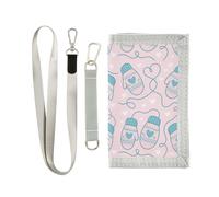 GuoChe Cartera infantil para niñas de 6 a 18 años, para deportes al aire libre, billetera novedosa para viajes, manoplas de punto