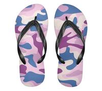 GuoChe Chanclas de goma para hombre, de secado rápido, para natación, senderismo, viajes, yoga, Azul Camuflaje, X-Large