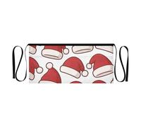 GuoChe Delantal con diseño de sombreros de Papá Noel, cintura de 12 pulgadas, resistente al agua