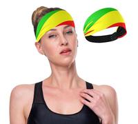 GuoChe Diademas elásticas antideslizantes con la bandera nacional de la República del Congo para mujer, para entrenamiento, uso diario
