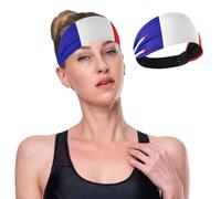 GuoChe Diademas elásticas con la bandera nacional de la República Centroafricana, antideslizantes, suaves, para hacer