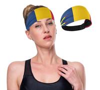 GuoChe Diademas refrescantes con la bandera nacional de Chad para mujer, diademas elásticas para el cabello para mujeres