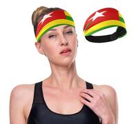 GuoChe Diademas refrescantes con la bandera nacional de Togo para mujer, diademas elásticas para el cabello para hacer