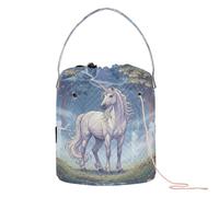 GuoChe Enchanted Pegasus & Spirits - Bolsa de almacenamiento de hilo para ganchillo, portátil, para suministros de arte, accesorios de ganchillo