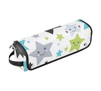 GuoChe Estuche de transporte para rizar plano, organizador impermeable con alfombrilla de hierro, bonito estampado de estrellas