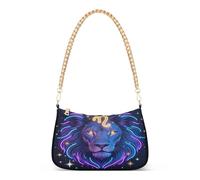 GuoChe Fantasy 12 Constelaciones Signos del Zodíaco Leo Moda Cadena Mujer Bandolera Bolsos para Mujer
