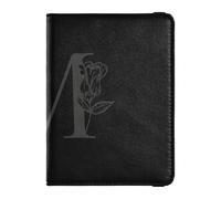 GuoChe Funda de cuero para seguro de registro de automóvil y tarjeta de identificación, funda esencial para documentos, tarjetas, licencia, hombres y mujeres, cuero de primera calidad, M, 1 size