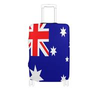 GuoChe Funda de equipaje S-XL para equipaje de 18 a 32 pulgadas, elástica y elástica, resistente a los arañazos, Bandera nacional de Australia, M 22-24 in, Vintage