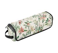 GuoChe Funda de transporte portátil de viaje y alfombrilla resistente al calor con cremallera, patrón de bayas tradicional