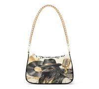 GuoChe Hippie Sunglass Eagl Singer Retro Gold - Bolso bandolera con cadena para mujer, bolso cruzado, regalos de cumpleaños para mujer