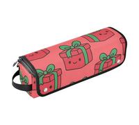 GuoChe Hot Hair Tools - Bolsa de viaje con alfombrilla resistente al calor, diseño de estrella de jengibre, Navidad, sin costuras
