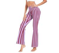 GuoChe Leggings acampanados de yoga de cintura alta, pantalones de yoga para yoga, talla S