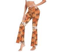 GuoChe - Leggings de yoga para mujer, acogedores pantalones de yoga, corte de bota para ocio, talla S, Coquette Basketball Mom Soft Girl Leopard, XXL