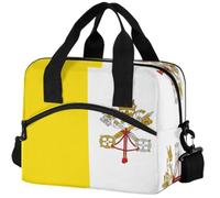 GuoChe Lonchera aislada para adultos, bandera de la Ciudad del Vaticano