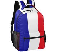 GuoChe Mochila casual de aspecto minimalista, forro de piel de melocotón, ligera para niños y niñas, para viajes diarios, bandera nacional de Guyana, Bandera de las tierras francesas del sur y la