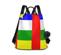 GuoChe Mochila de moda con la bandera nacional de la República Centroafricana para mujer, a la moda para viajes, trabajo, etc