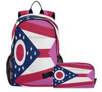 GuoChe Mochila escolar con bolsa de almuerzo para niños, mochila para laptop | Us-oh