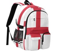 GuoChe - Mochila para estudiantes resistente a las arrugas, talla única con tiras reflectantes para mochila de viaje, Bandera de Inglaterra., talla única