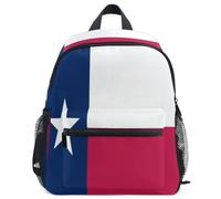 GuoChe Mochila para niños pequeños, niñas, niños, mochila escolar S, Bandera del estado de Texas, Medium, Mochila de día