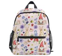 GuoChe Mochila para niños pequeños, niñas, niños, mochila escolar S, Cottagcore Aesthetic Botanical Garden - Rubor de té inglés, S, Mochila
