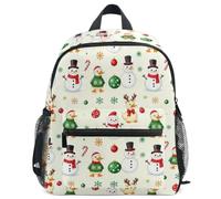 GuoChe Mochila para niños pequeños, niñas, niños, mochila escolar S, Silly Goose Christmas Funny Santa Cozy Holiday, Small, Mochila de día