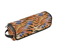 GuoChe Organizador 2 en 1 de herramientas para el cabello y tapete resistente al calor con cremallera, estuche de viaje grande para herramientas calientes, rizador, planchas planas, voluminizador de