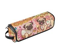 GuoChe Organizador 2 en 1 de herramientas para el cabello y tapete resistente al calor con cremallera, impermeable, rizador, estuche de viaje para plancha, herramientas calientes y accesorios para el