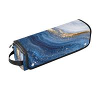 GuoChe Organizador 2 en 1 de herramientas para el cabello y tapete resistente al calor con cremallera, organizador portátil de herramientas de peinado para planchas planas, alisadores, rizadores