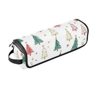GuoChe Organizador de viaje impermeable y resistente al calor con cremallera colorido árbol de Navidad