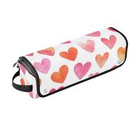GuoChe Organizador de viaje impermeable y tapete resistente al calor, diseño de corazón colorido