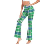GuoChe - Pantalones de yoga de pierna delgada para mujer, leggings delgados para oficina, talla S, Scottish Clan Lamont Tartan Plaid, M