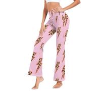 GuoChe - Pantalones de yoga para mujer, leggings cruzados, acampanados, para viajes, talla S, Guepardos Leopardos Rayos Boho Moderno Chic, XXL