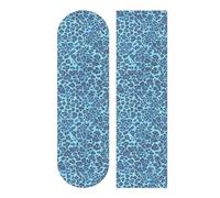 GuoChe Patrón de estampado de leopardo, un diseño de patrón repetido sin costuras, un gráfico vectorial plano, simple y mínimo, cinta de agarre para monopatín, 1 hoja de cinta antideslizante de 44 x