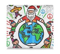 GuoChe Portatarjetas de cuero prémium para registro de automóvil y seguro para hombres y mujeres, guantera, organizador para tarjetas, documento esencial, licencia de conducir, un mundo, un corazón