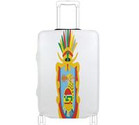GuoChe Protector de equipaje de varios tamaños para la mayoría de equipaje estándar, funda suave antideslizante para equipaje de viaje, bandera de Guerrero
