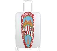 GuoChe Protector de equipaje de varios tamaños para la mayoría de equipaje estándar, funda suave antideslizante para equipaje de viaje, Bandera de Chihuahua, M 22-24 in, Vintage