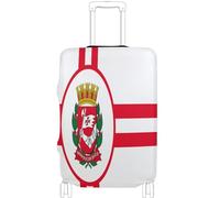 GuoChe Protector de equipaje de varios tamaños para la mayoría de equipaje estándar, funda suave antideslizante para equipaje de viaje, Bandera de la ciudad de Sao Paulo Brasil, XL 29-32 in, Vintage