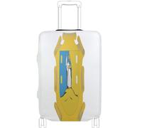 GuoChe Protector de equipaje de varios tamaños para la mayoría de equipaje estándar, funda suave antideslizante para equipaje de viaje, Bandera de Sinaloa, S 18-20 in, Vintage
